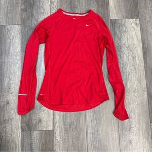 Nike Red Long Sleeve Women's Top